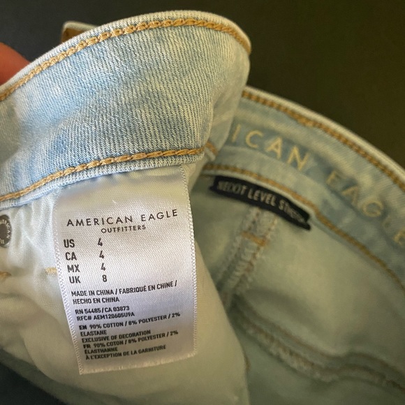 Light Wash Jean Shorts - Picture 3 of 3